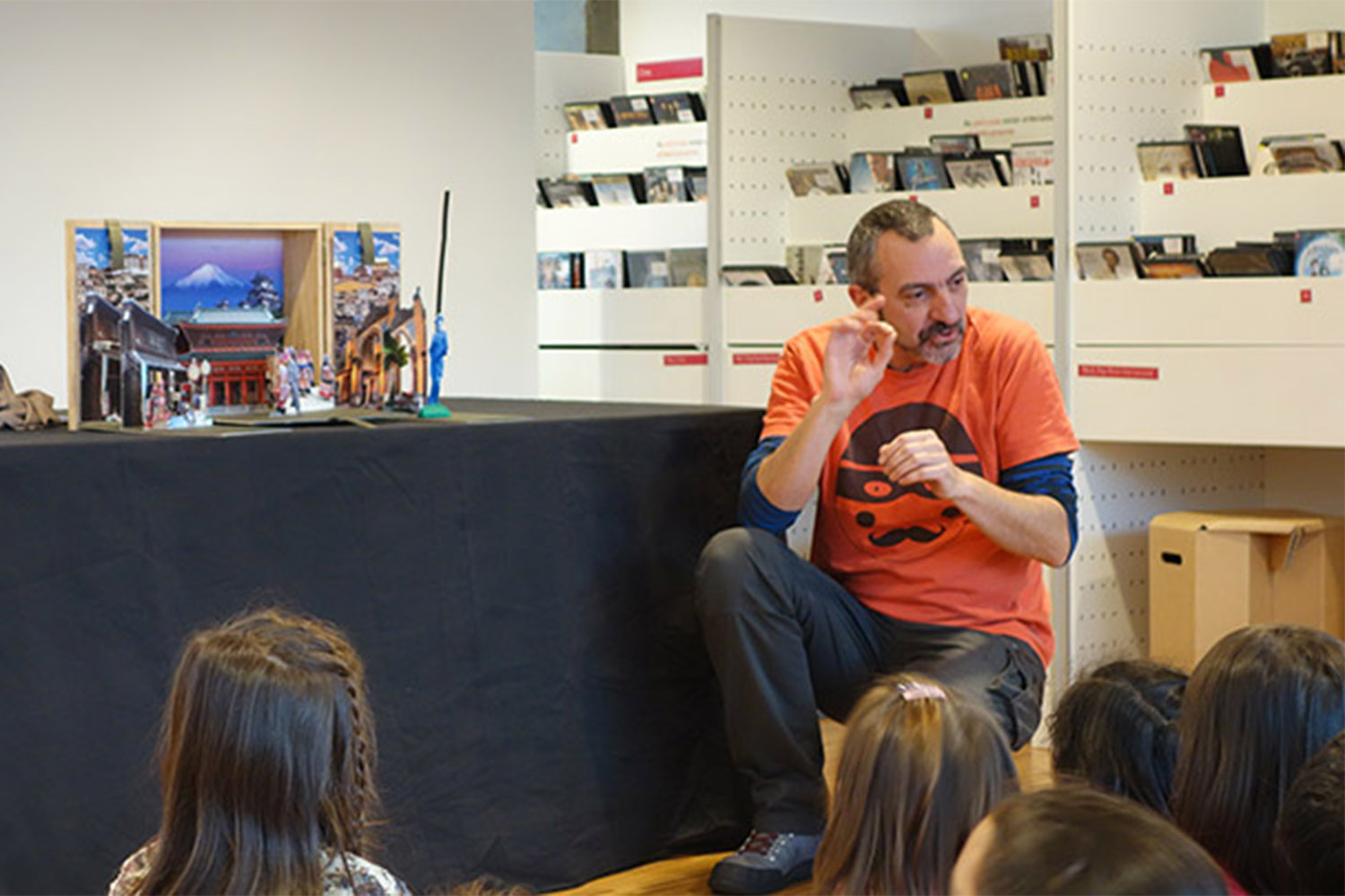 A hora dos contos Juan Juste Biblioteca Neira Vilas Concello de Vigo